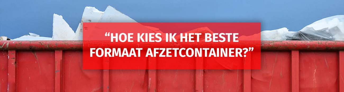 Afzetcontainer Formaat