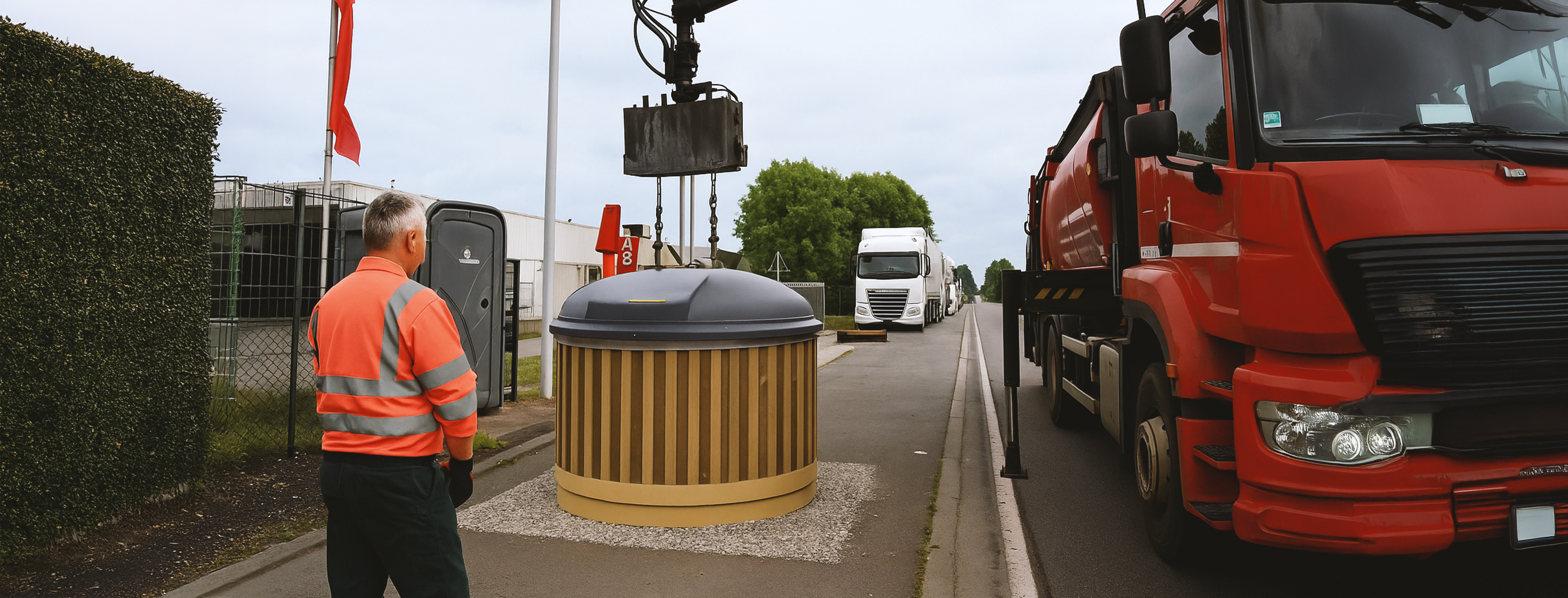 Semi Ondergrondse Container