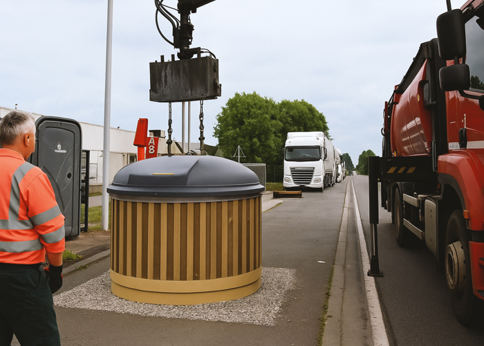 Semi Ondergrondse Container